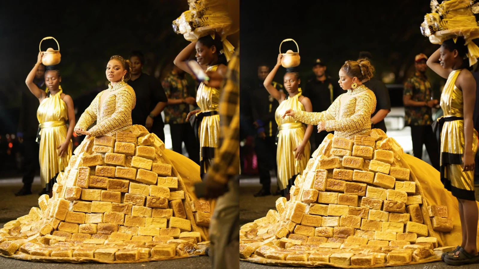 Queen Mercy Atang AMVCA dress