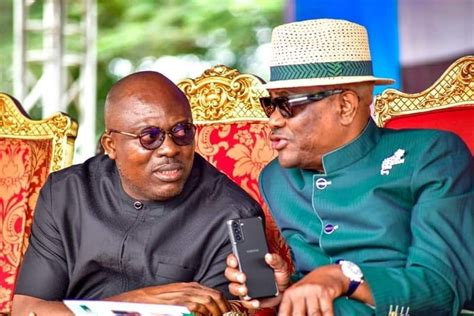 Nyesom Wike and Siminalayi Fubara,
