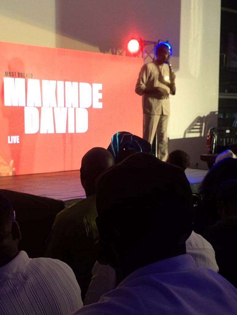 Makinde David Live: Crossing the Line official event 